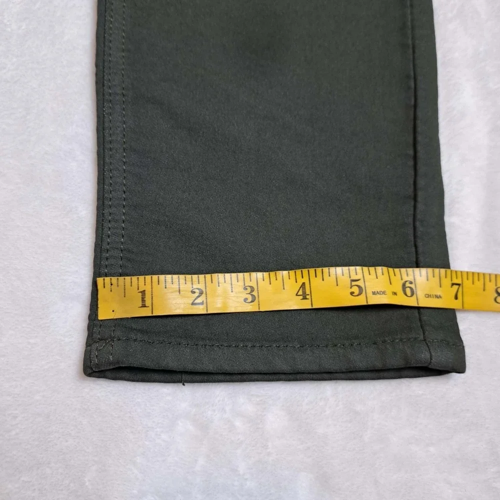 Vintage Genes Black Jeans Men's 34W 32L Green French Terry Denim Stretch NWT NEW